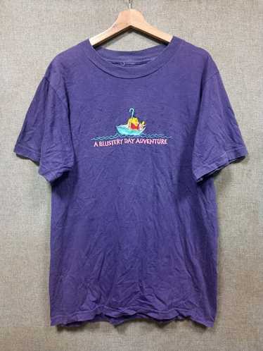 Disney × Vintage vintage t shirt Pooh A Blustery … - image 1