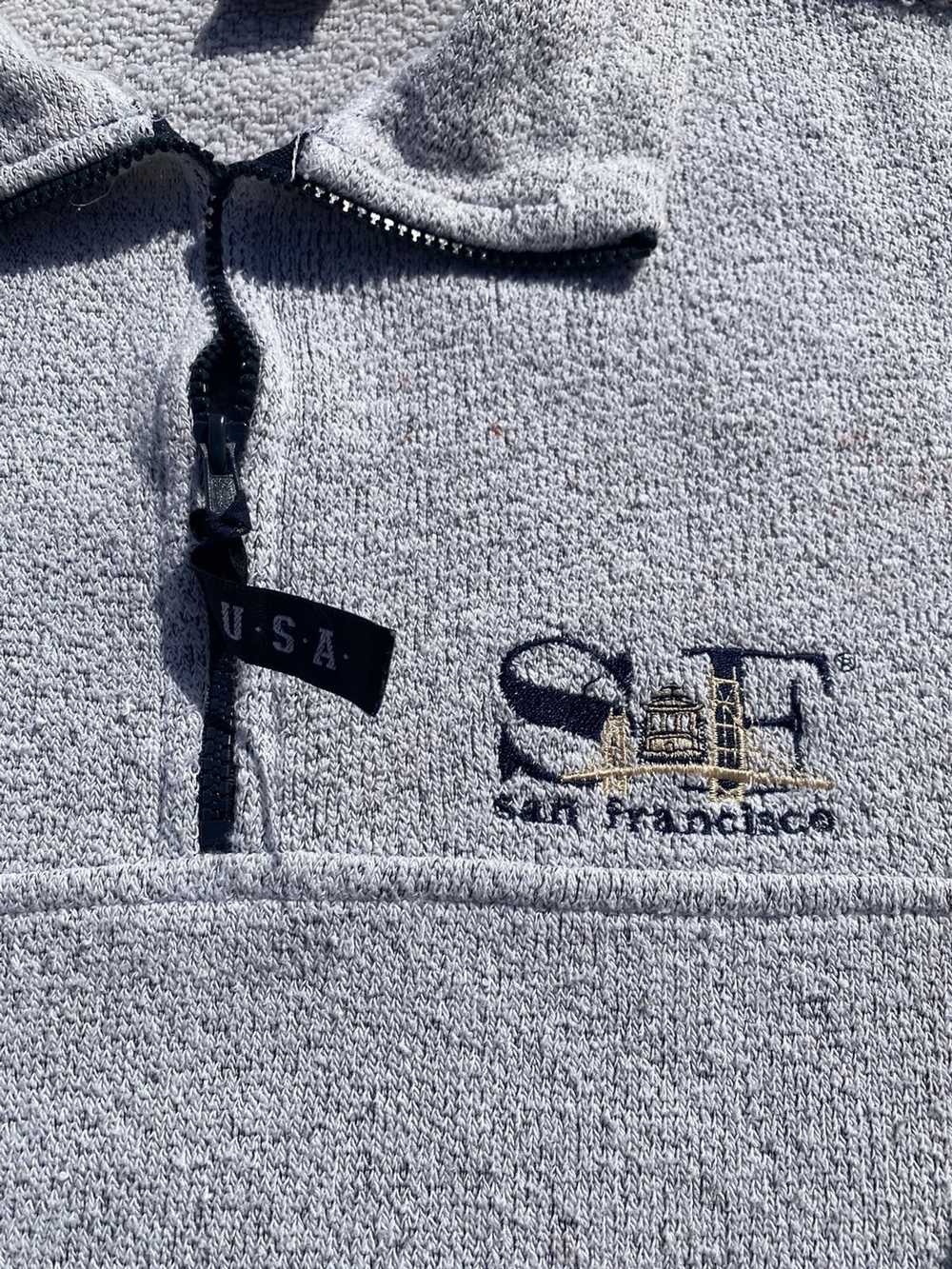 Made In Usa × Vintage San Francisco Quarter Zip P… - image 2