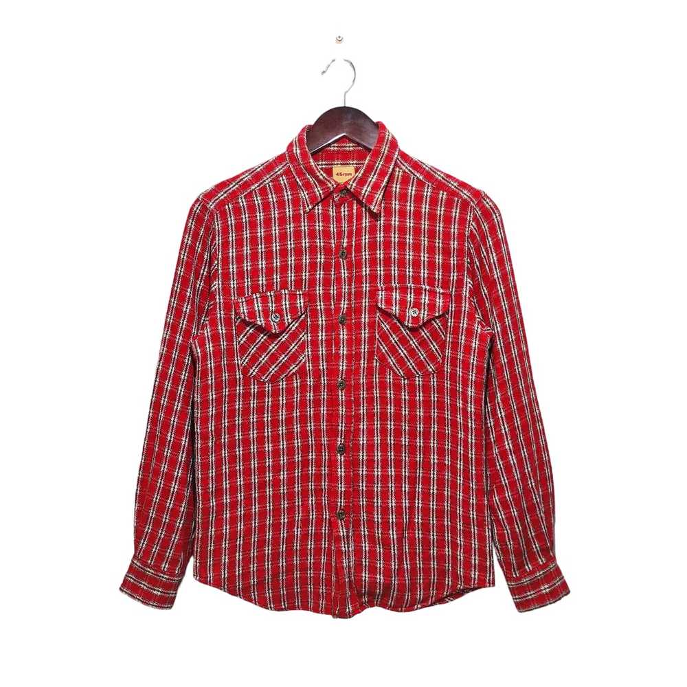45rpm × Flannel × Japanese Brand 45rpm Checked Fl… - image 1
