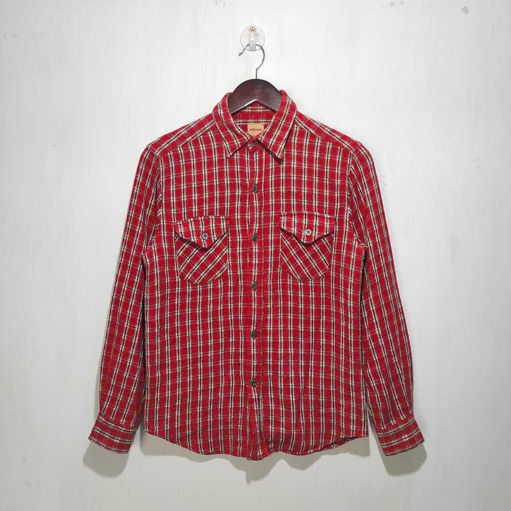 45rpm × Flannel × Japanese Brand 45rpm Checked Fl… - image 2
