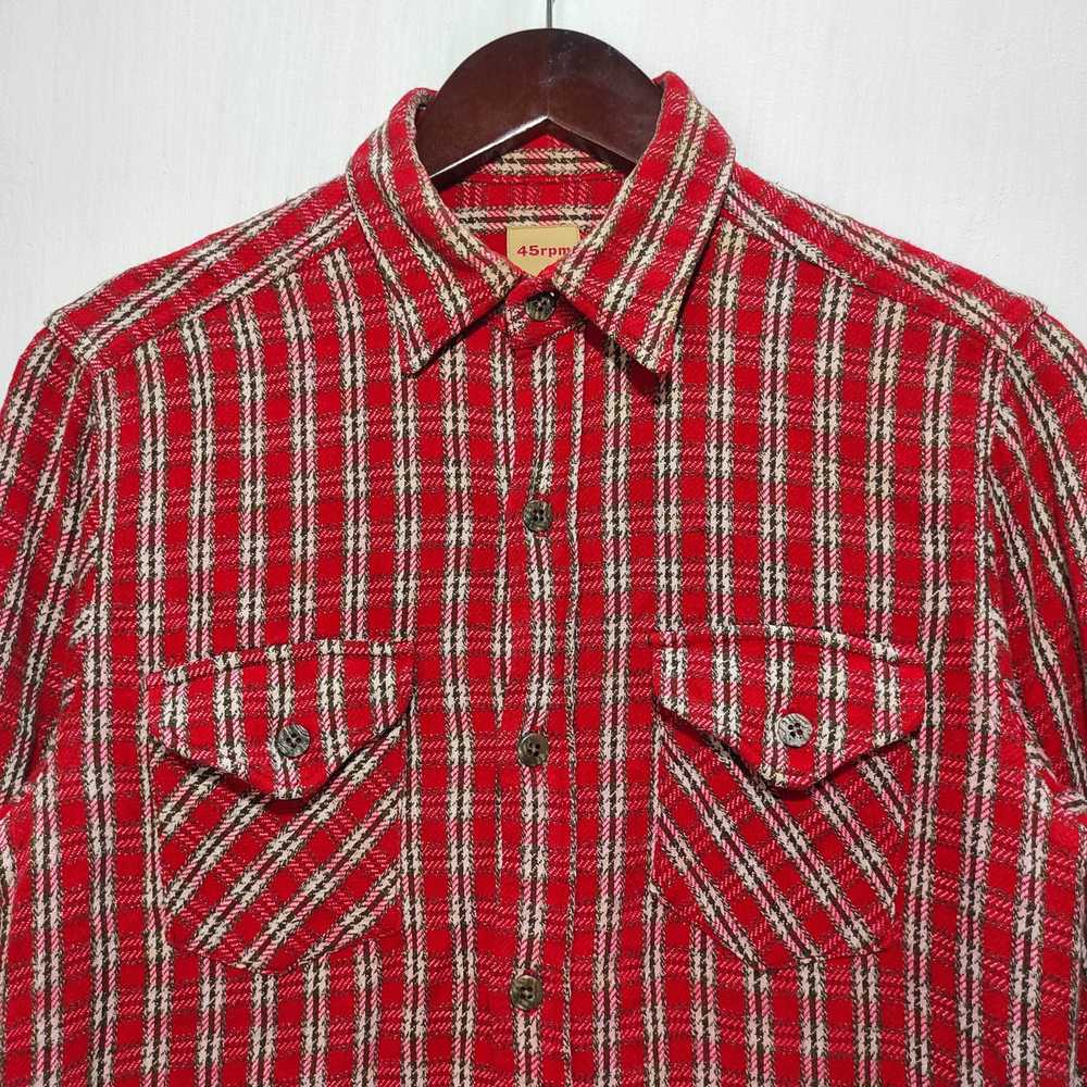 45rpm × Flannel × Japanese Brand 45rpm Checked Fl… - image 3