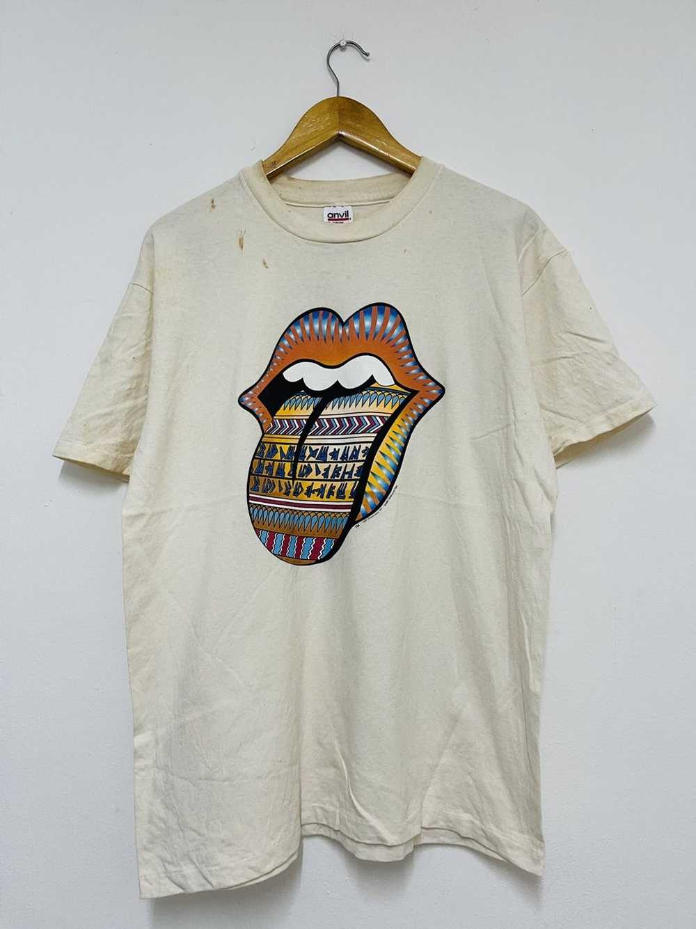 Band Tees × Vintage Vintage 90s The Rolling Stone… - image 1