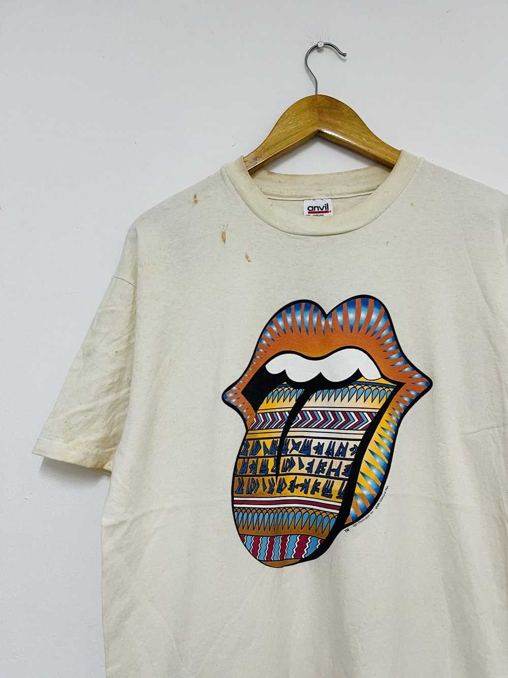 Band Tees × Vintage Vintage 90s The Rolling Stone… - image 3