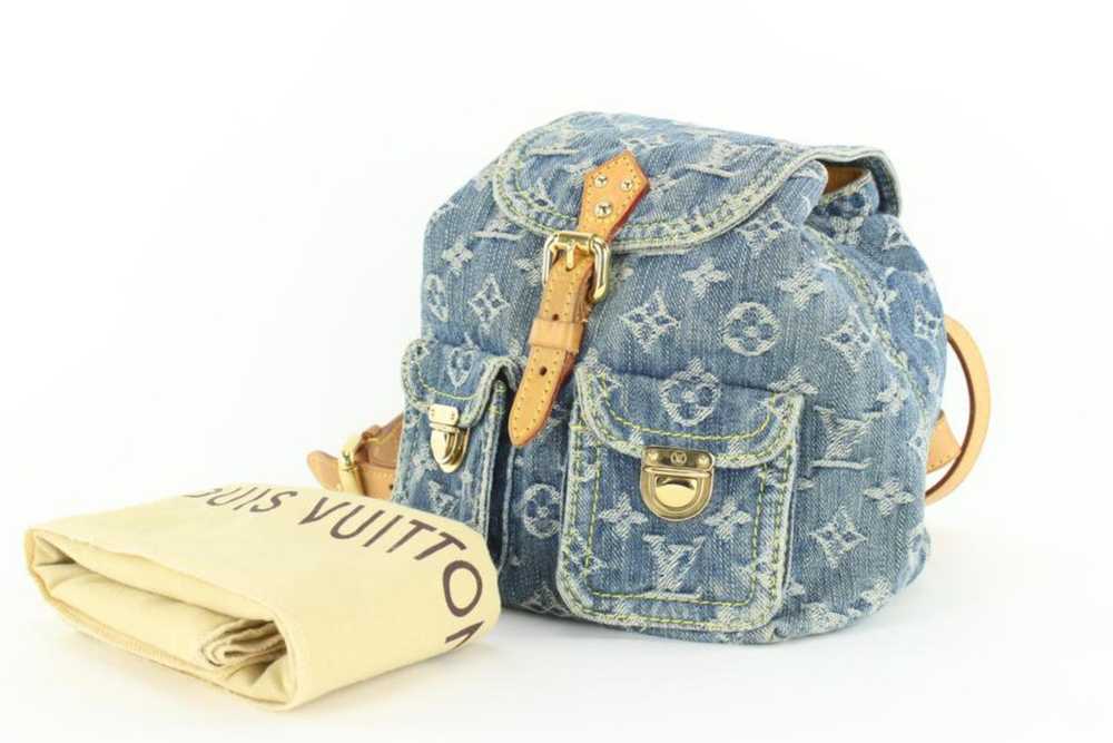 Louis Vuitton Louis Vuitton Denim Mini Backpack S… - image 12