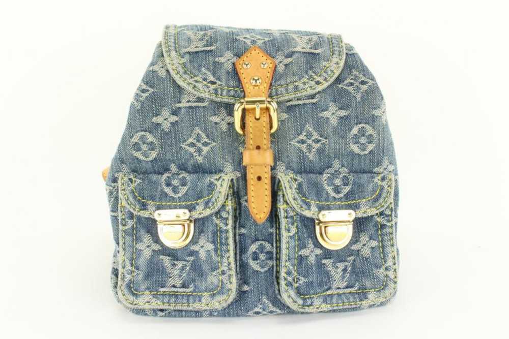 Louis Vuitton Louis Vuitton Denim Mini Backpack S… - image 1