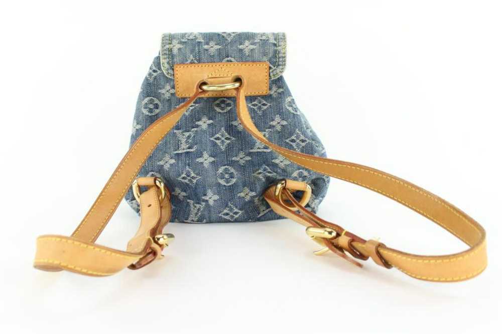 Louis Vuitton Louis Vuitton Denim Mini Backpack S… - image 6