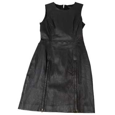 Theory Leather mini dress