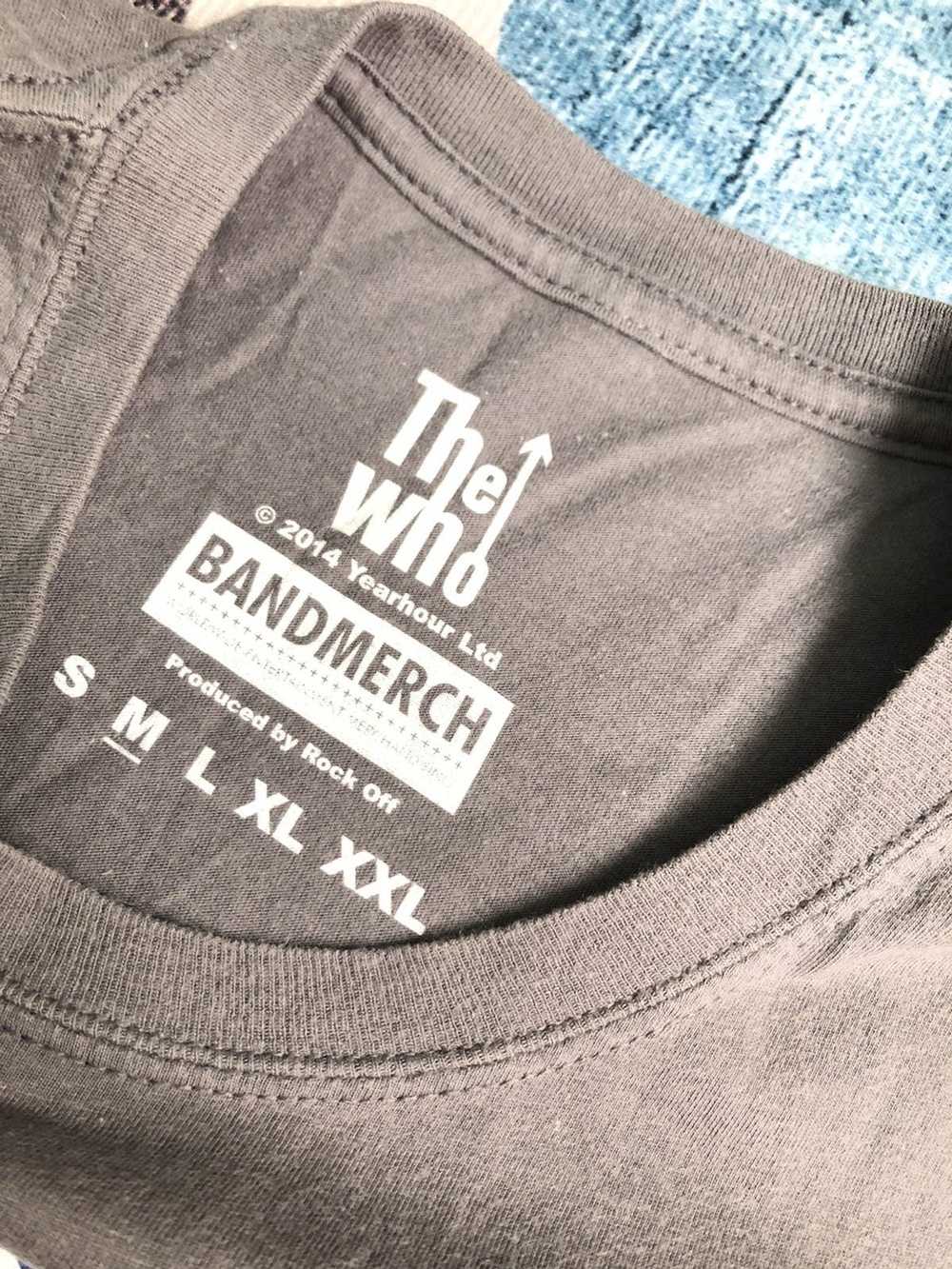 Band Tees × Rock Band × Rock Tees THE WHO BAND PI… - image 4