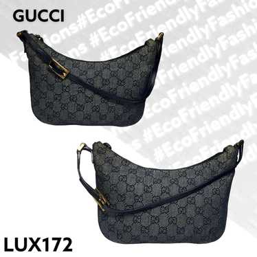 Gucci Gucci Vintage Slim Pochette Shoulder Bag GG 