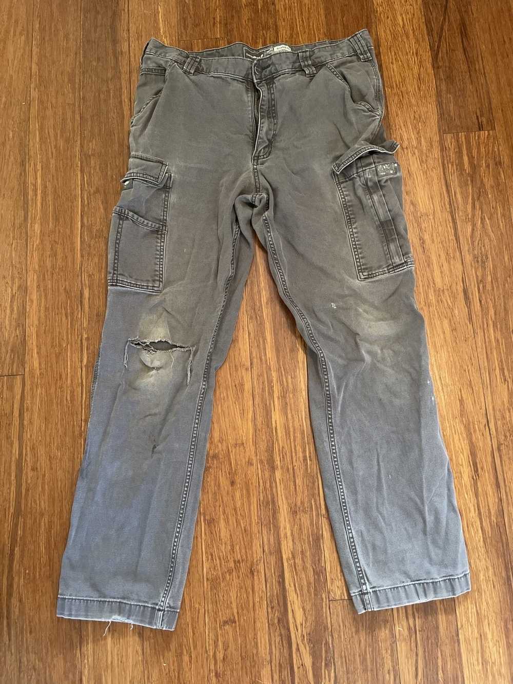 Carhartt Distressed Grey Carhartt Cargo Pants - image 1