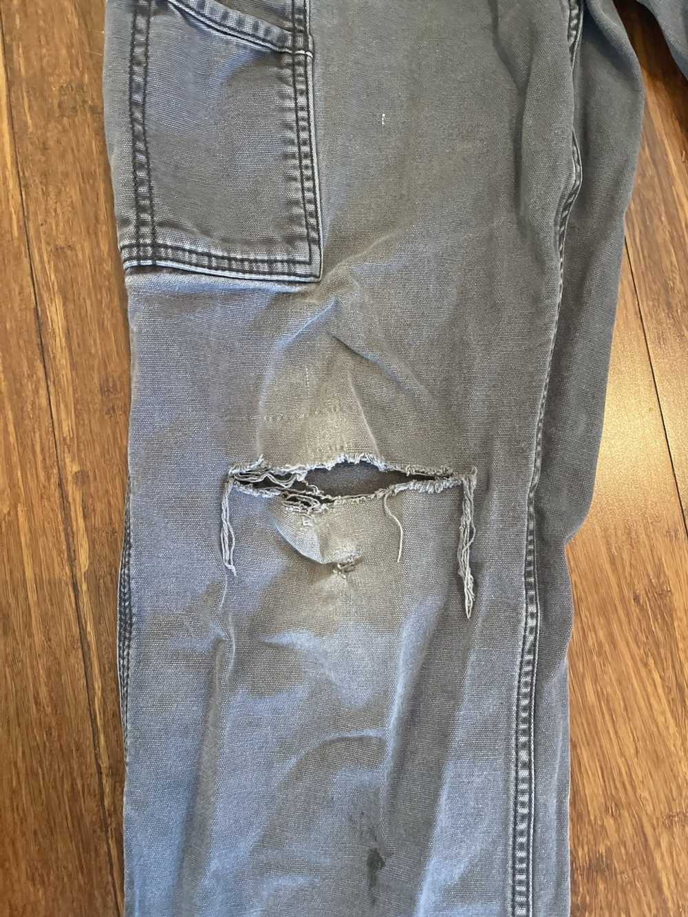 Carhartt Distressed Grey Carhartt Cargo Pants - image 2