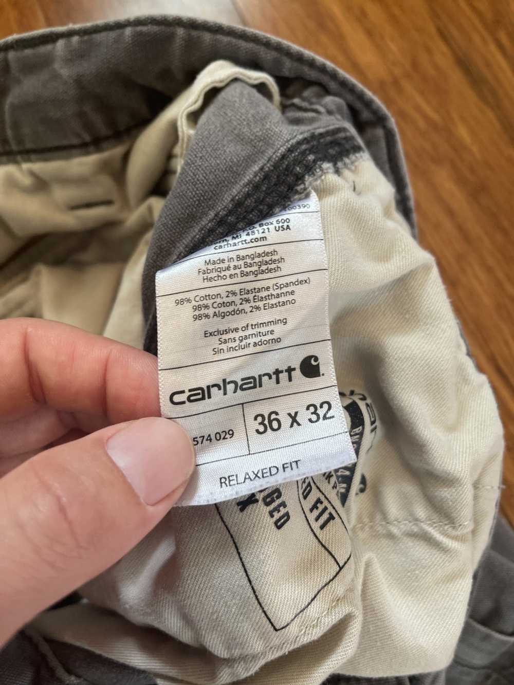 Carhartt Distressed Grey Carhartt Cargo Pants - image 7