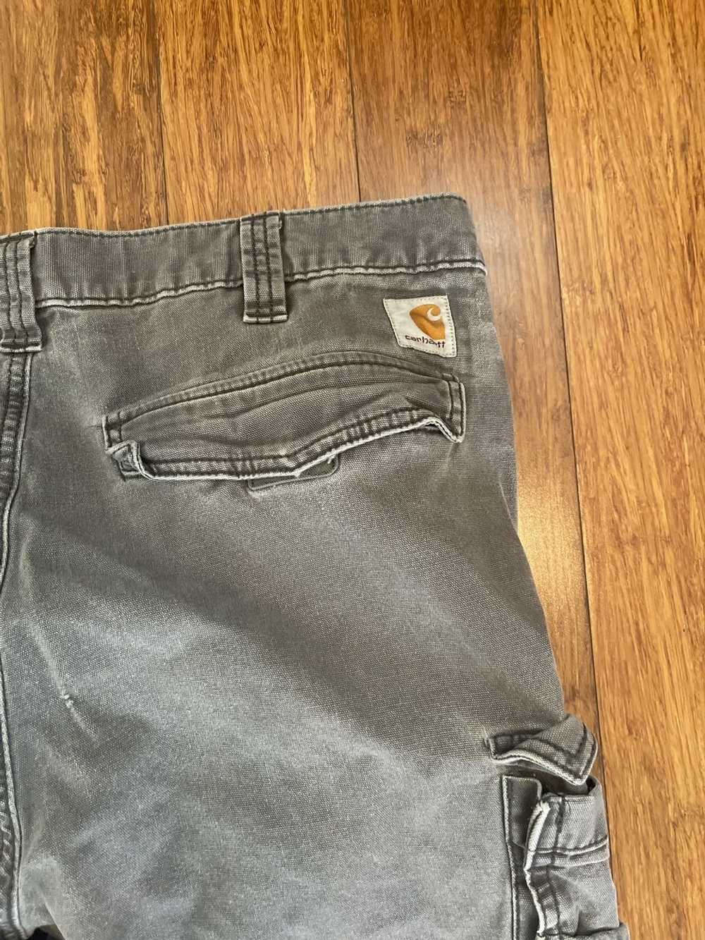 Carhartt Distressed Grey Carhartt Cargo Pants - image 9