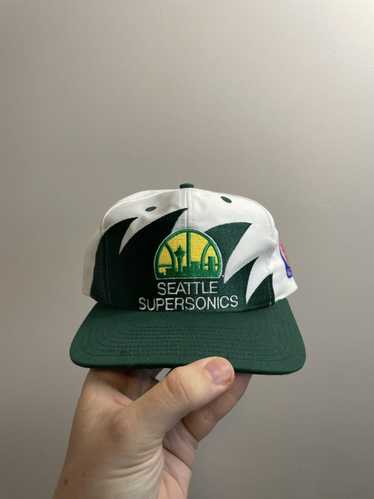 Seattle Supersonics Vintage 90's AJD Sonics Big Logo Snapback Cap Hat –  thecapwizard