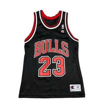 Michael Jordan Chicago Bulls Vintage 90's Black Champion Jersey –  thefuzzyfelt
