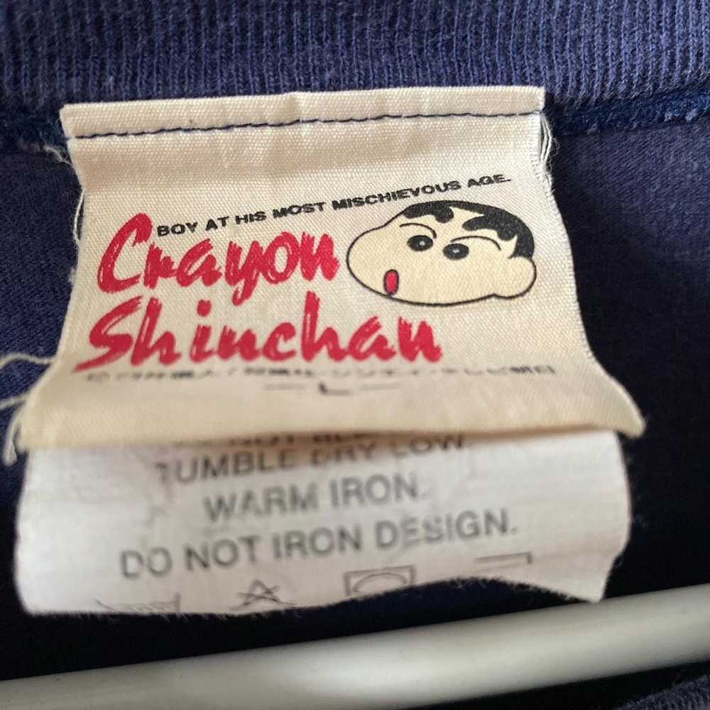 Anima × Movie × Vintage Crayon Shin Chan T-shirt - image 3