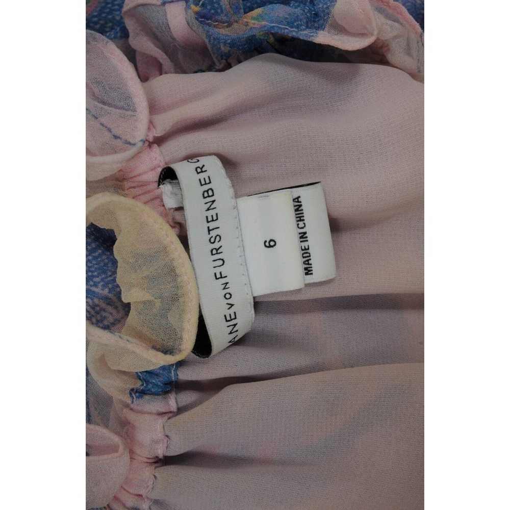 Diane von Furstenberg Camila Dress Pink Off Shoul… - image 9