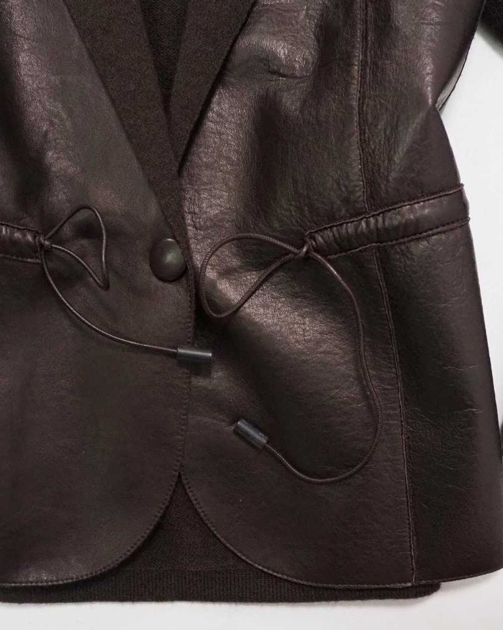 Giorgio Armani Giorgio Armani Leather and Cashmer… - image 6