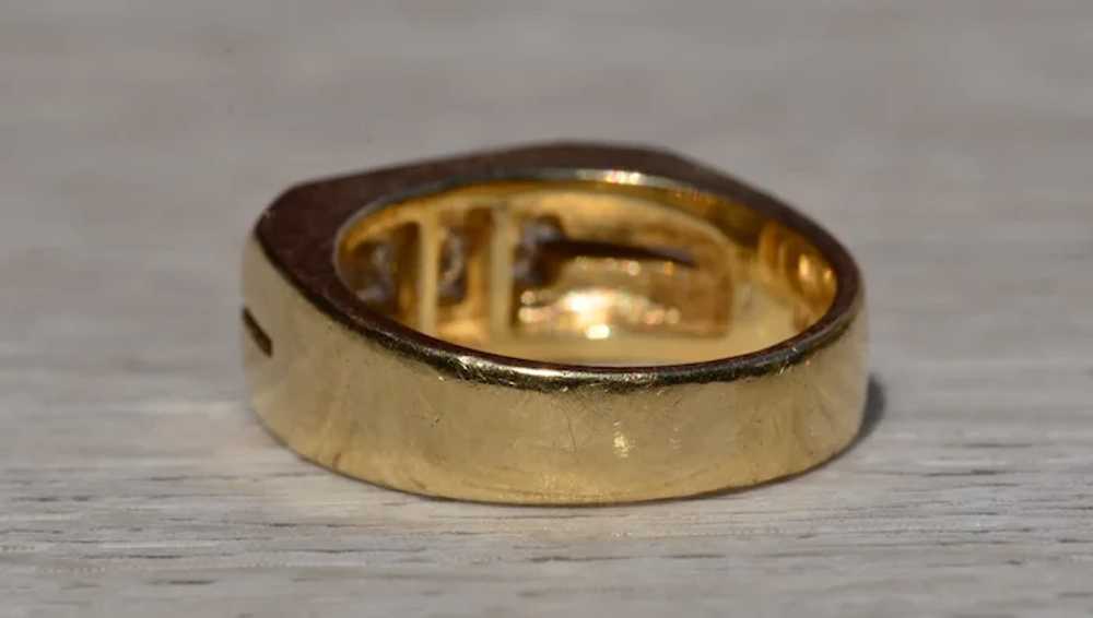 Men's 14K Yellow Gold Diamond Engagement Ring - image 3