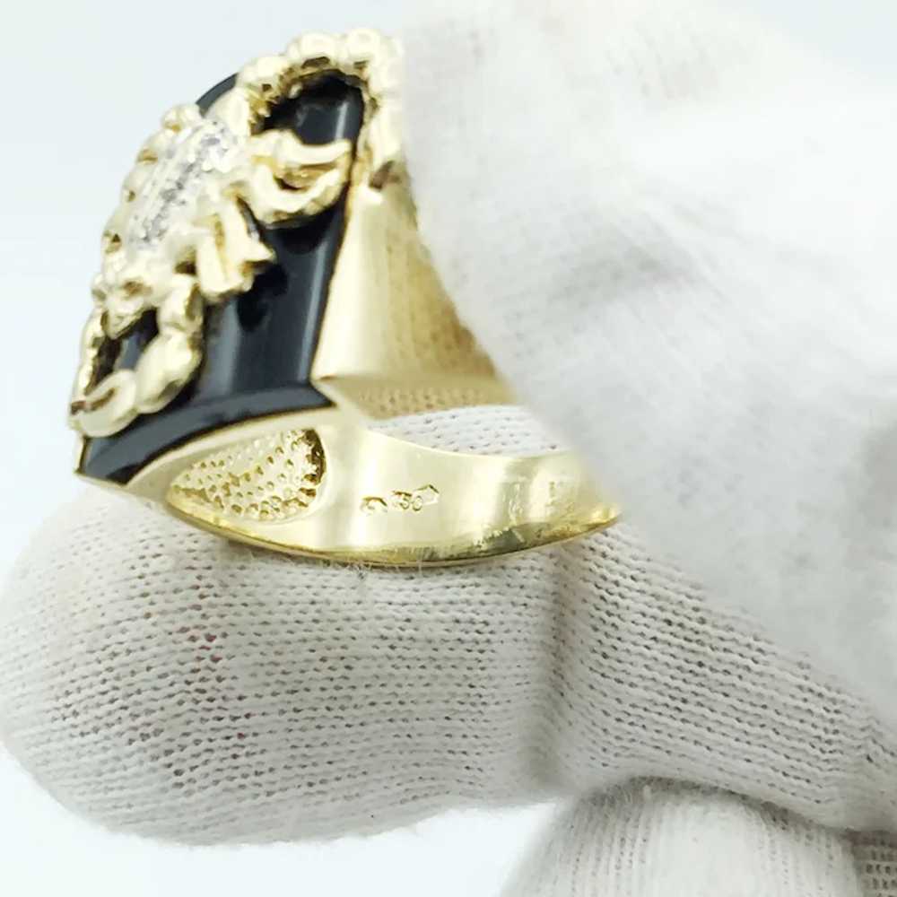 18K Men's Scorpion Ring - image 4