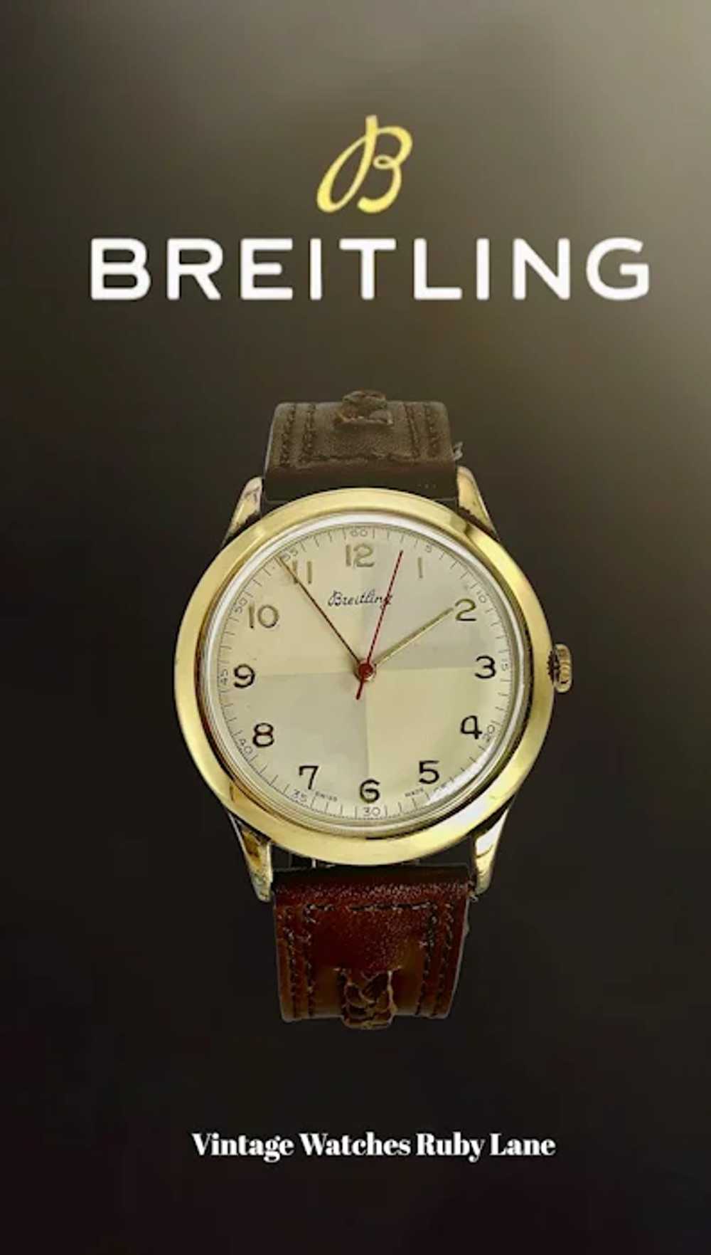 1949 Classic Breitling  Swiss Dress Watch - image 12