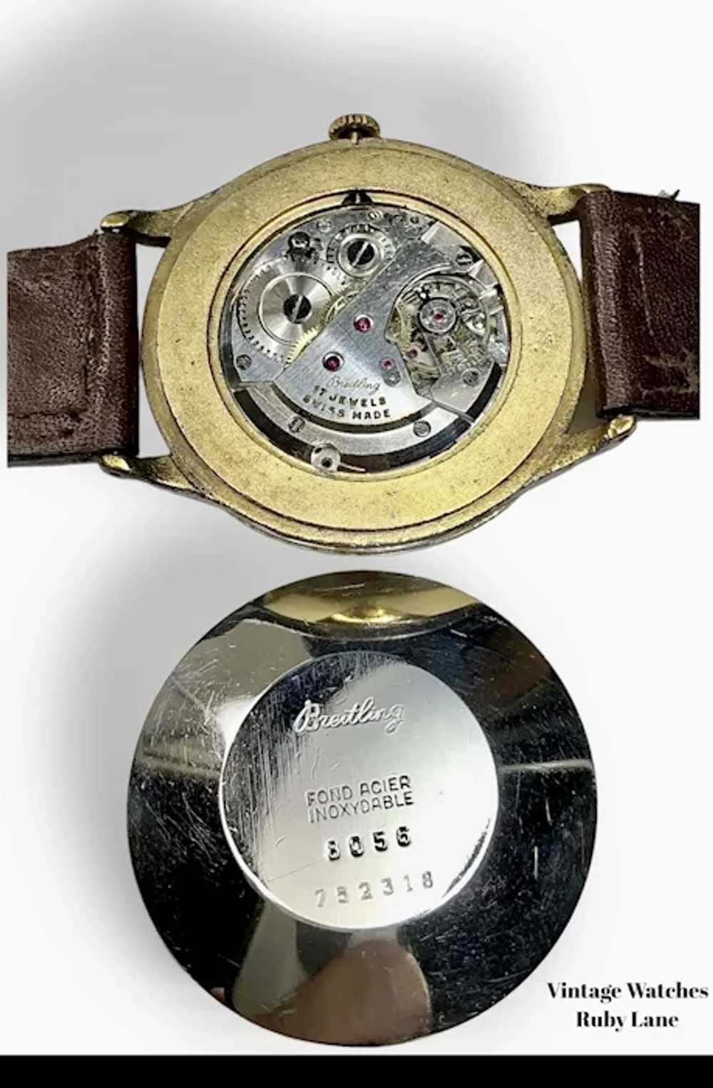 1949 Classic Breitling  Swiss Dress Watch - image 9