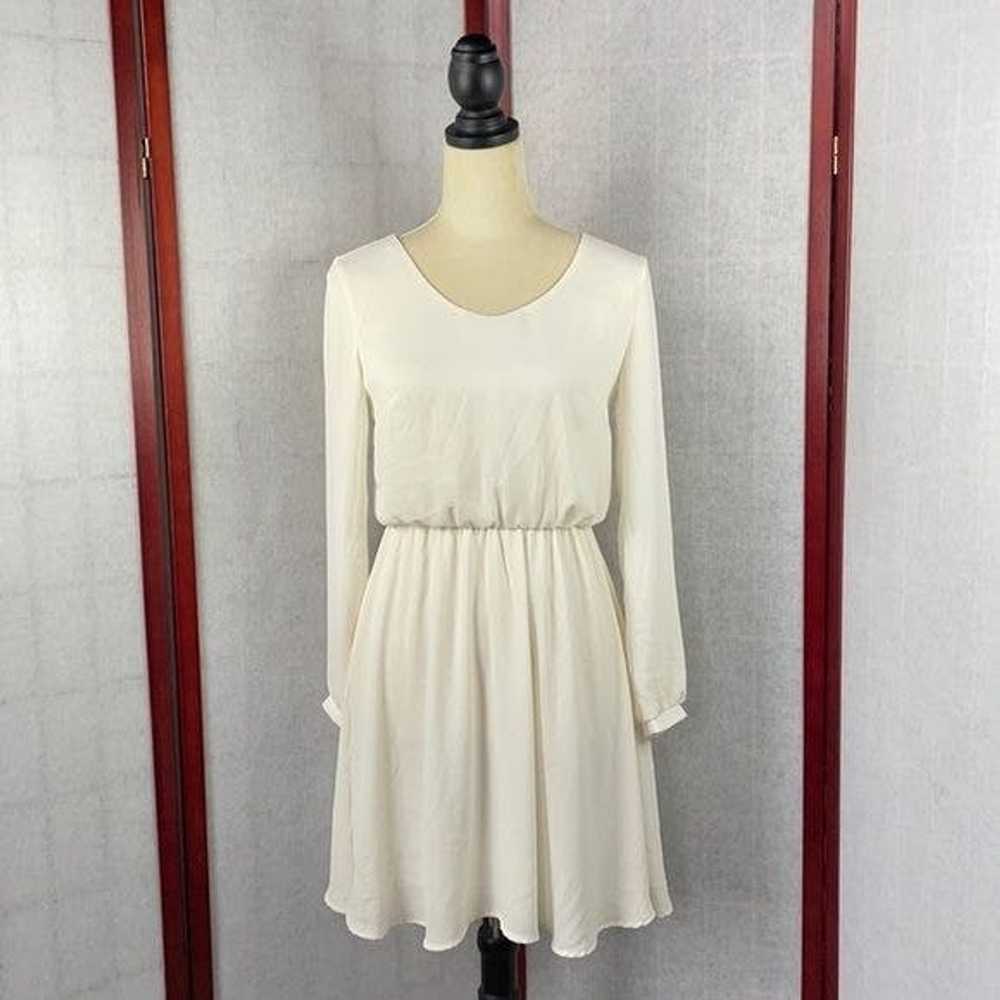Other Nordstrom’s Lush Long Sleeve Chiffon Dress - image 2