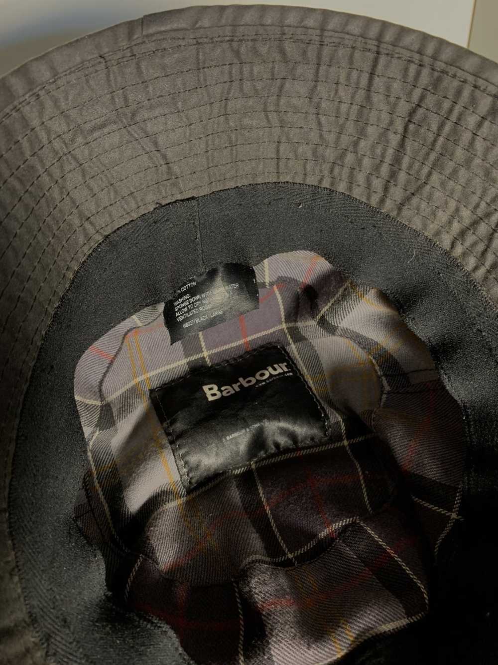 Barbour × Vintage × Waxed Barbour wax cap hat pan… - image 5