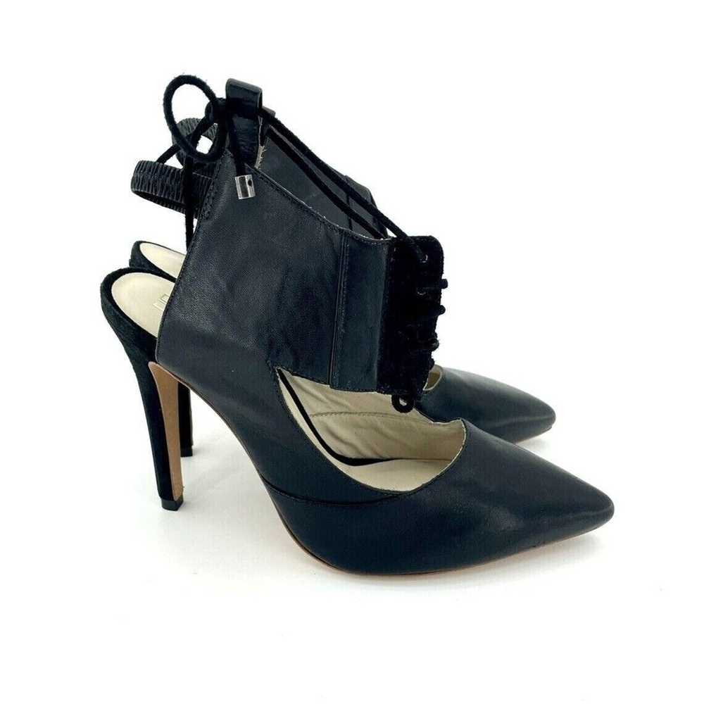 Other ALEPEL Chaine Pumps Black Leather & Suede L… - image 6