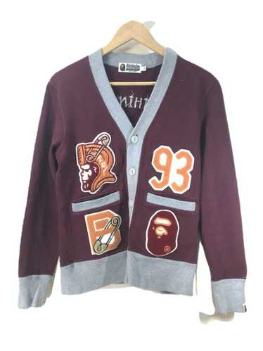 Bape Sweaters & Knitwear Bordeaux Patchwork Logo C