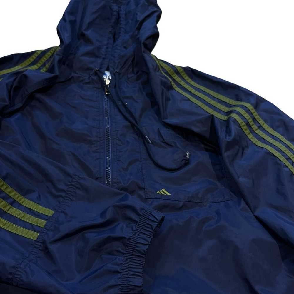 Adidas × Vintage 90s Adidas 2 Tone Windbreaker - image 3