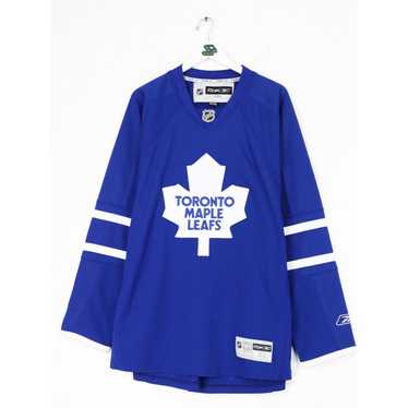 Toronto Maple Leafs NHL Premier Youth Replica Home Hockey Jersey by NHL Team Apparel - Royal Blue - Polyester - Size L/XL - SportBuff