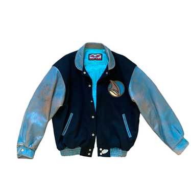 San Jose Sharks Pro Player Leather Jacket (L) – Retro Windbreakers