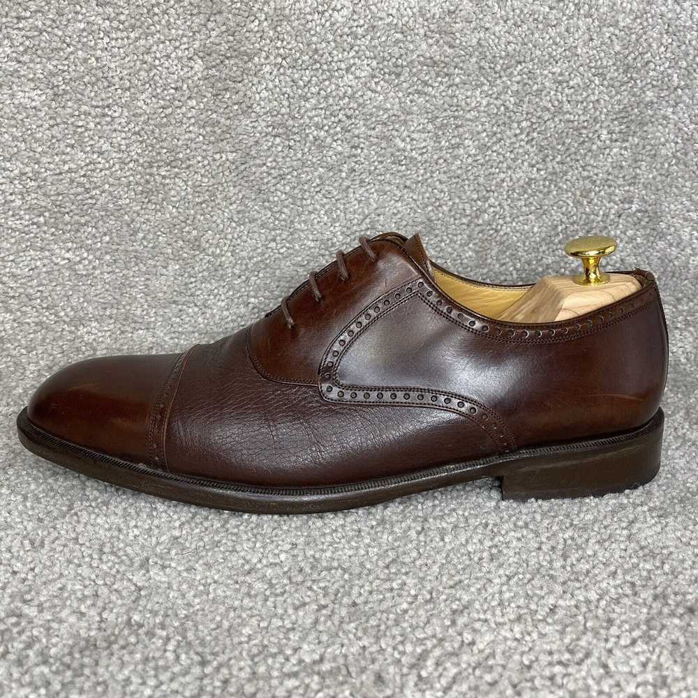 Mezlan Mezlan Nicola Brown Leather Cap Toe Oxford… - image 1