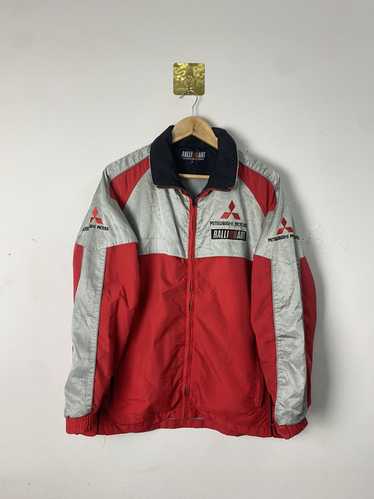 Vintage Mitsubishi Drive@earth Medium Size Jacket Retro Hip Hop Fashion Rap Tees Racing shops Team Rare Design 90s