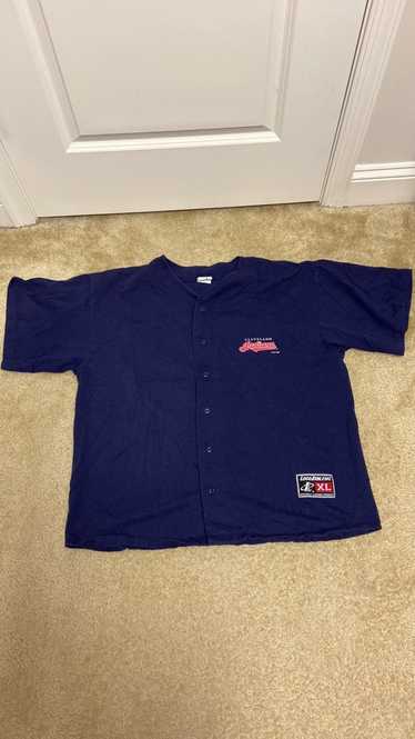 Vintage MLB (LBI) - Cleveland Indians Big Logo T-Shirt 1996 X-Large