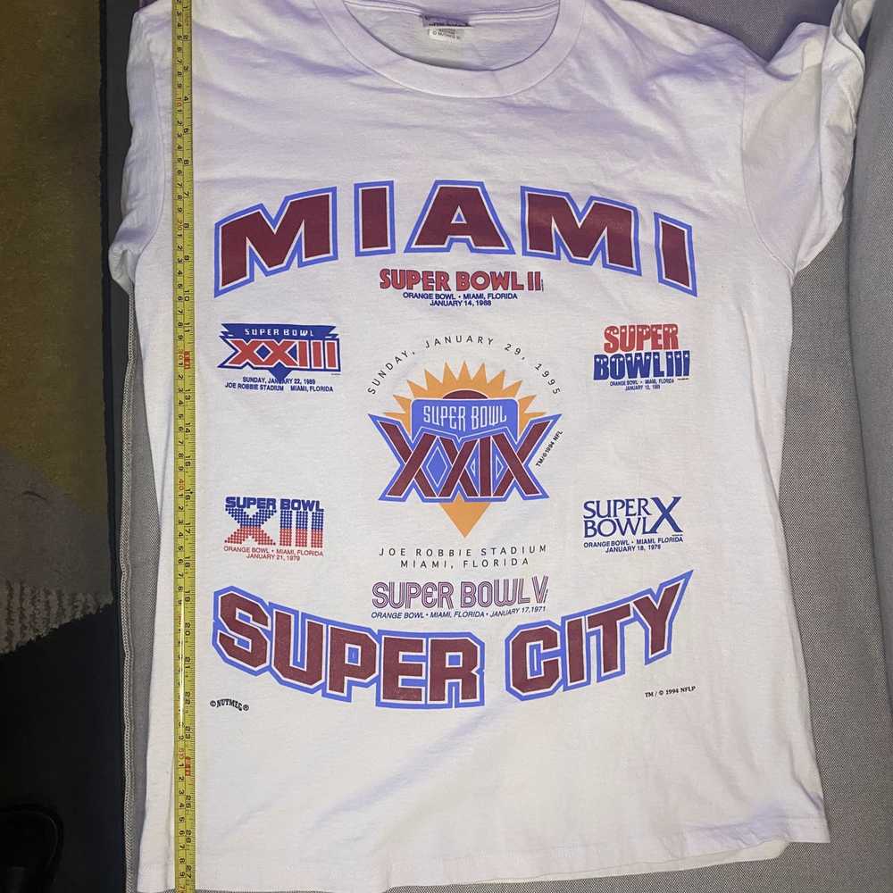 Nutmeg Vintage Miami Superbowl T-Shirt - image 2
