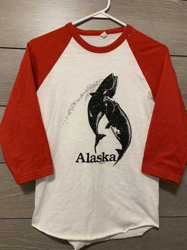 Screen Stars × Vintage Vintage 1985 Alaska Raglan 