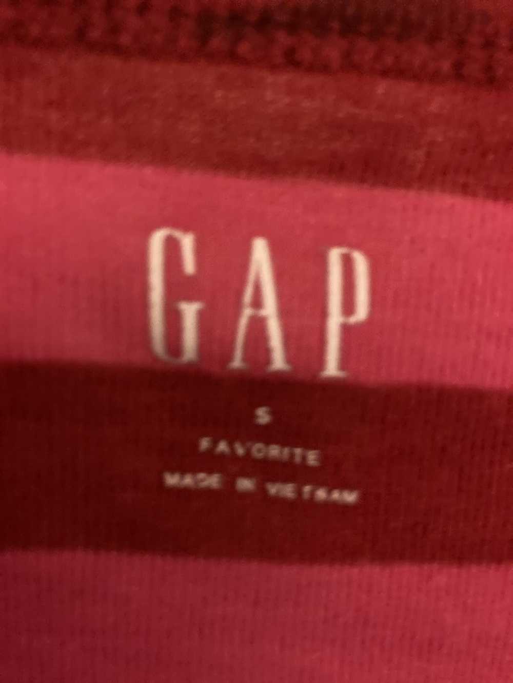 Gap × Streetwear Long sleeve pink and red u neck - image 3