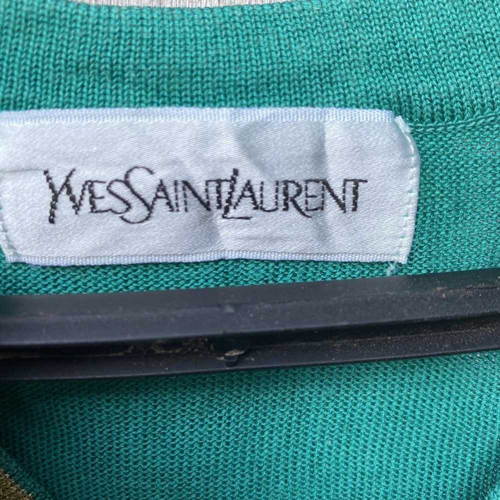 Vintage × Yves Saint Laurent Vintage ysl shirt kn… - image 3