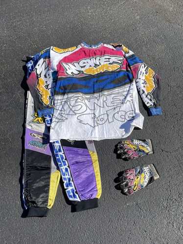 Racing × Vintage Answer Racing full suit