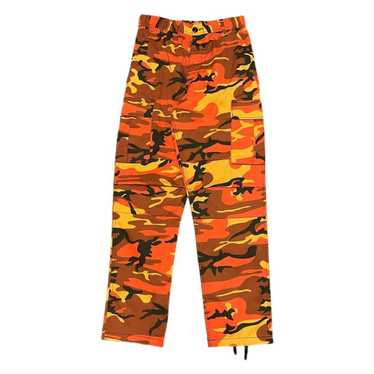Yellow Camouflage Military BDU Pants Cargo Fatigues Fashion Trouser Camo  Bottoms
