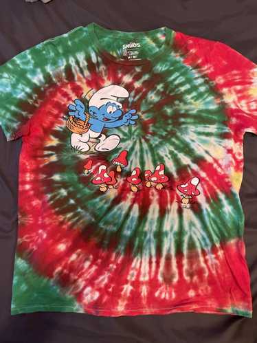 Vintage Smurfs mushroom tee