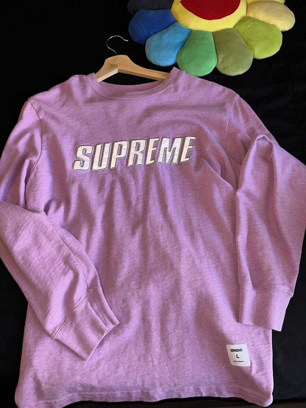 Supreme Supreme Long-sleeve Reflective Tee - image 1