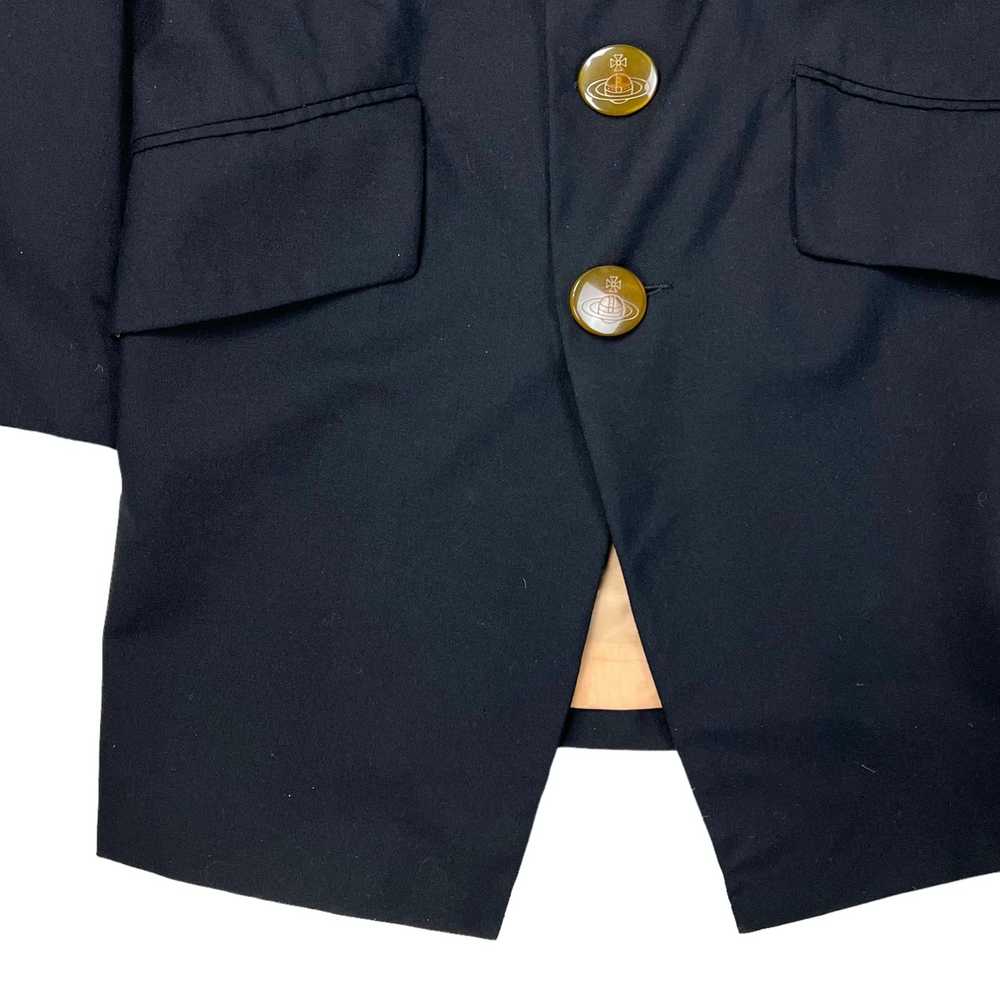 Vivienne Westwood F/W91 Black Blazer Jacket With … - image 5