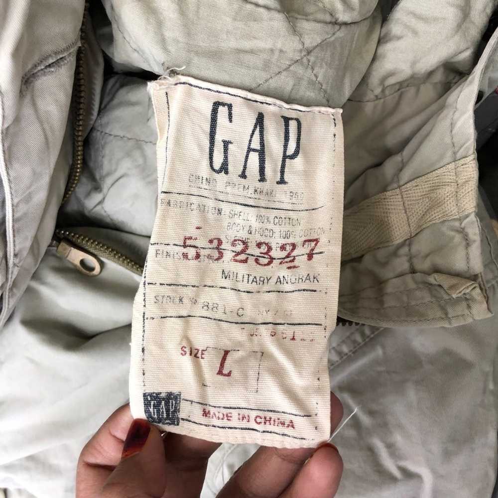 Gap Vintage Gap Military Style Army Parka Hoodie … - image 4