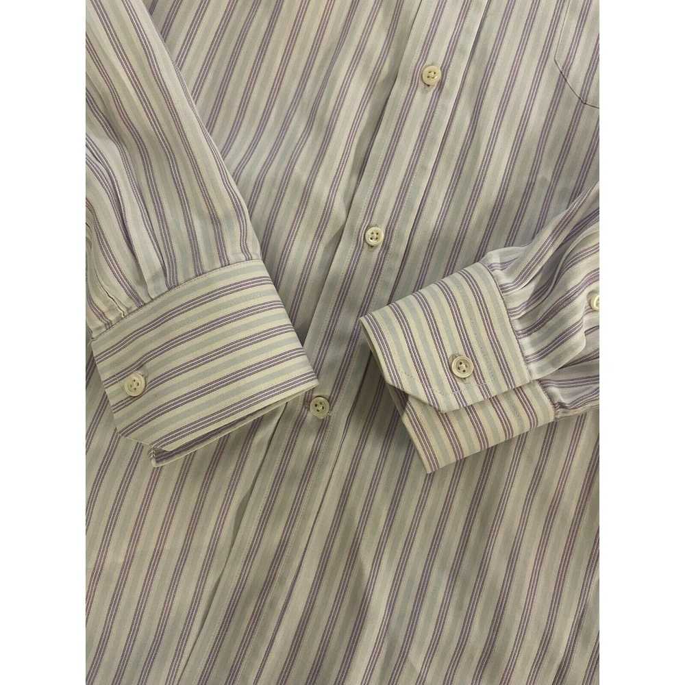 Canali Shirting Stripe Straight Collar Shirt - image 3