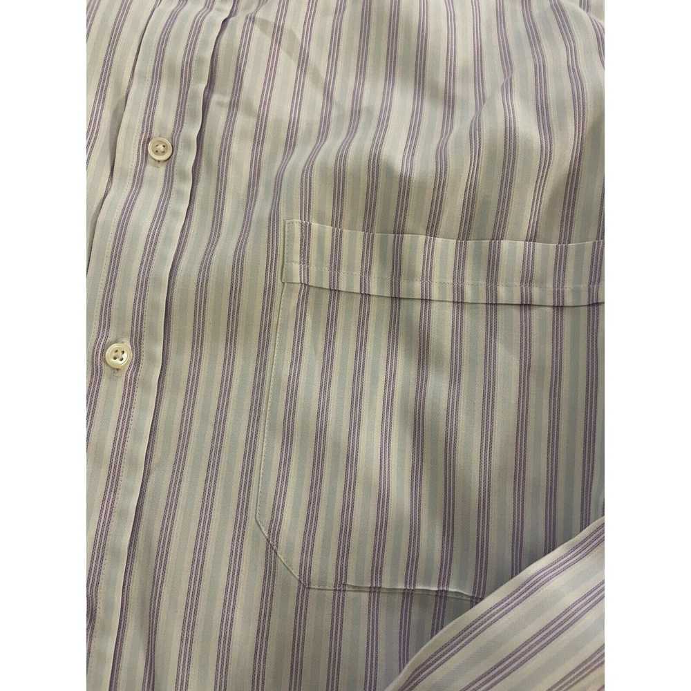 Canali Shirting Stripe Straight Collar Shirt - image 4