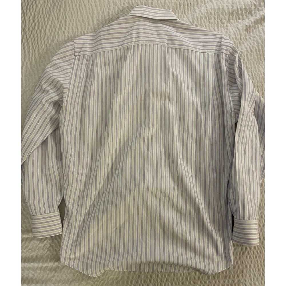 Canali Shirting Stripe Straight Collar Shirt - image 6