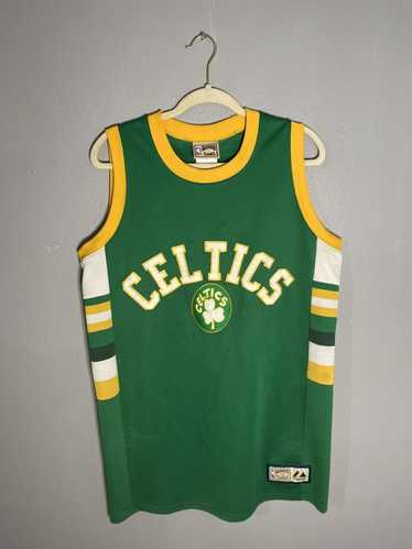 Majestic Throwback HardWood Classic Celtics Jersey